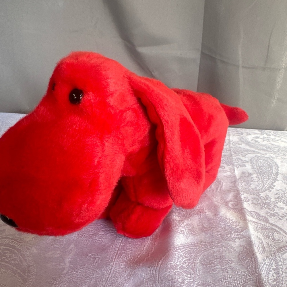 Ty Red Plush Dog Toy with Floppy Ears collectible
